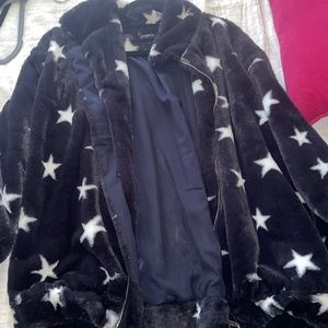 Storia oversized fur coat